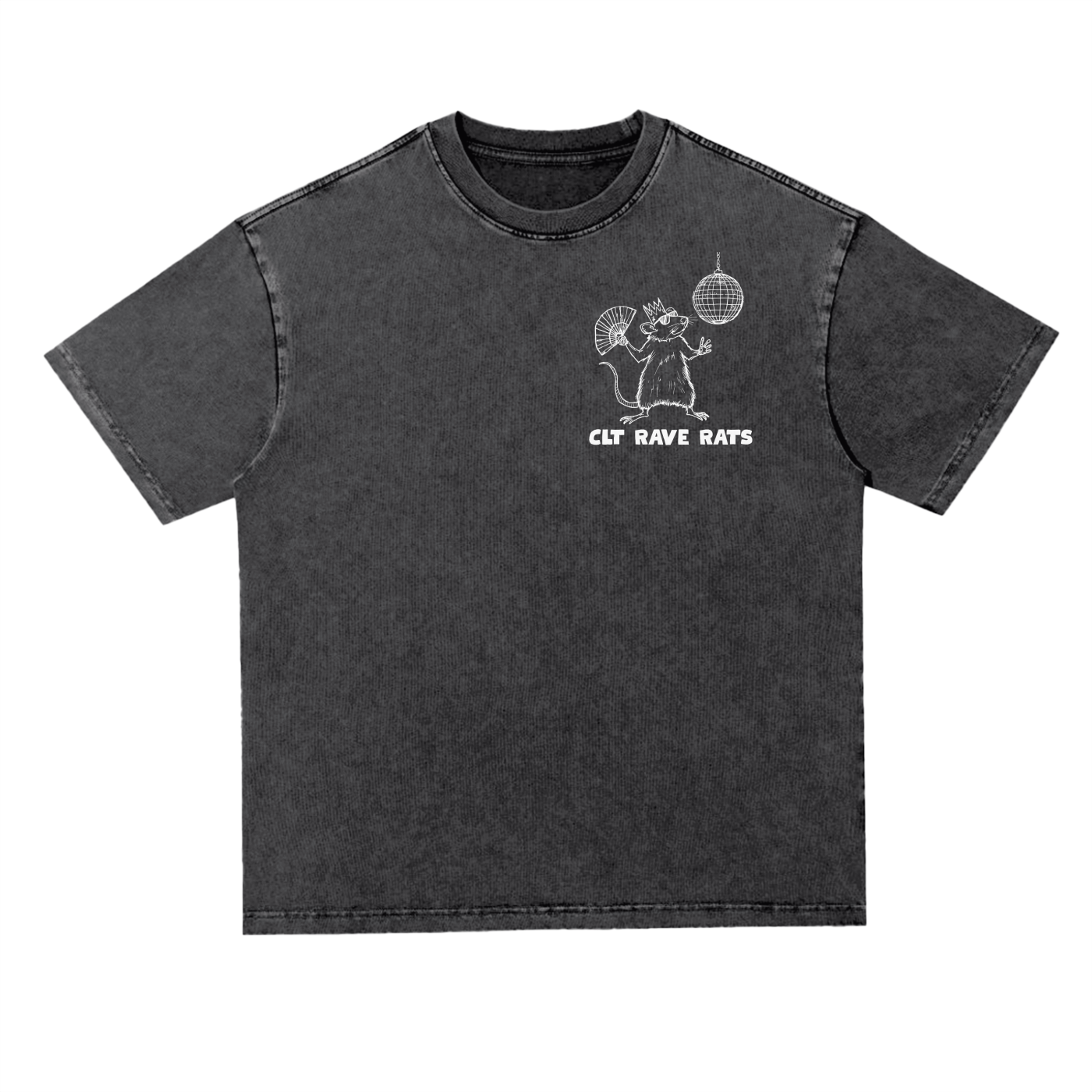 Snow Washed Heavyweight Oversize T-Shirt